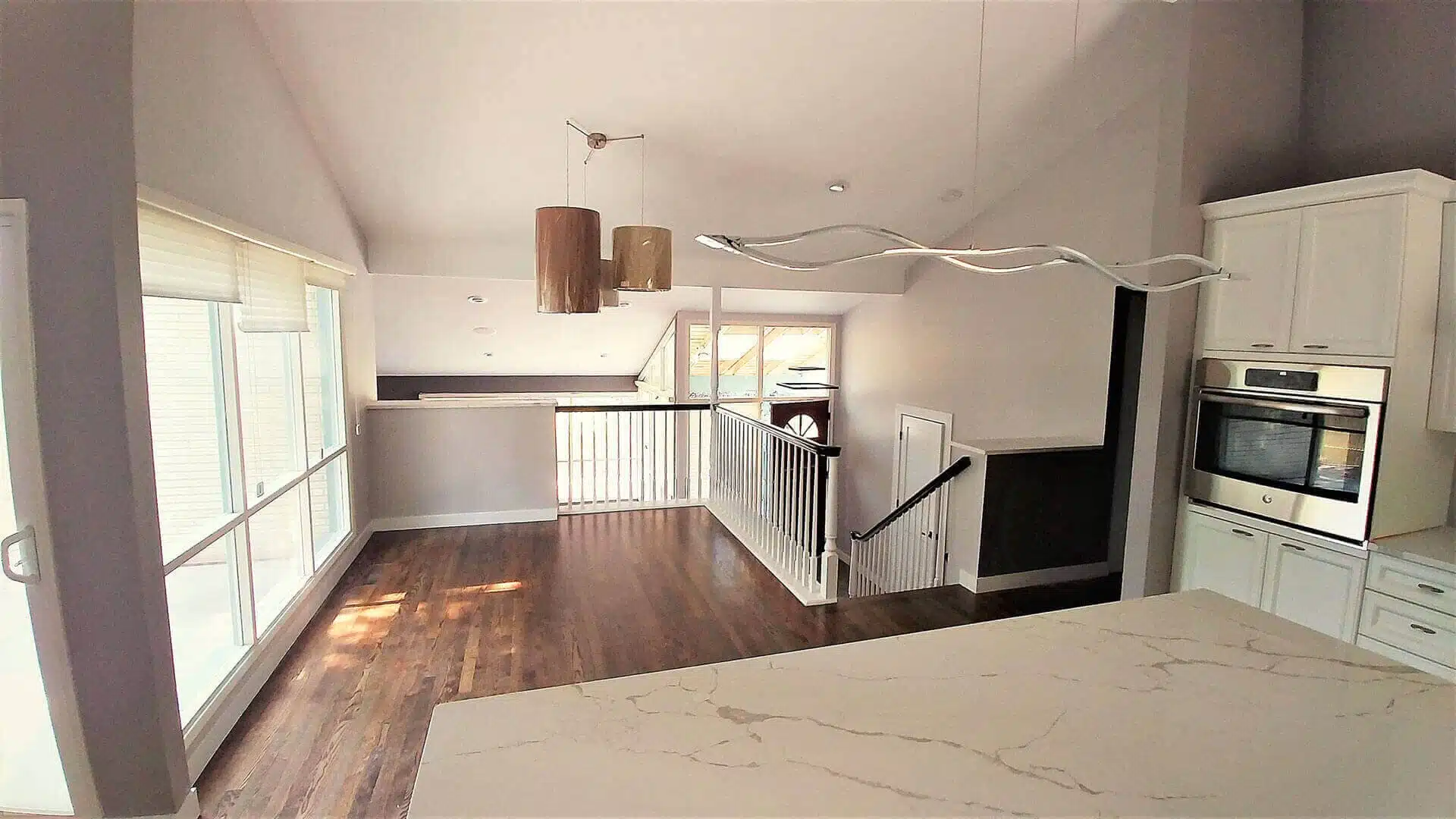 Open concept kitchen renovation
